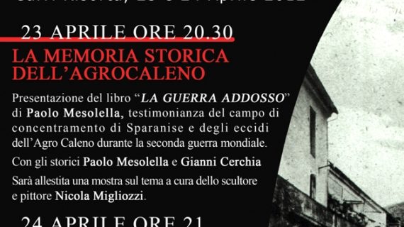 Piccola Libreria 80mq: appuntamento con la storia dell’Agro Caleno e con la musica di Rino Gaetano.