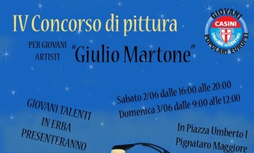 Il movimento giovanile dell’UDC di Pignataro organizza il concorso di Pittura “Giulio Martone”