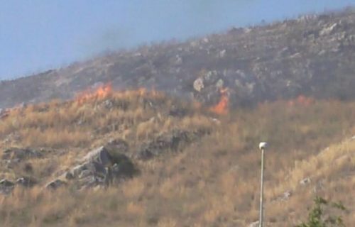 Incendio nella notte sulle colline alle spalle di Vitulazio: paura tra i cittadini della zona