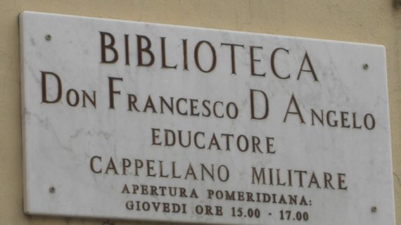 Un’associazione per aprire alla cittadinanza la biblioteca “don Francesco D’Angelo”