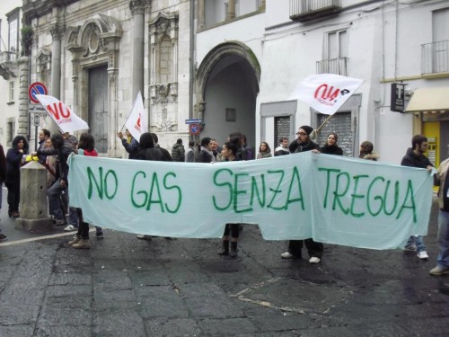 Presidio No Gas a Capua: alto il morale e la protesta verso il presidio del 17 Novembre in località Molinella