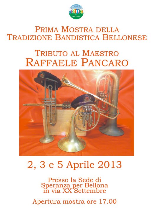 Riprendono gli eventi promossi da Speranza per Bellona: Mostra-tributo al M° Raffaele Pancaro