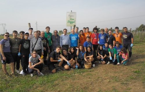 Effettuata la vendemmia sulla vigna “Don Peppe Diana”: il vino donato alla locale Comunità Ecclesiastica