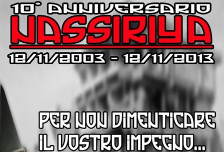 Strage di Nassiriya, il circolo di “Prima l’Italia”: 12/11/2003 – 12/11/2013 Per non dimenticare