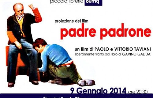 Giovedì 9 gennaio alla Piccola Libreria 80mq sarà proiettato “Padre padrone”, film diretto dai fratelli Taviani