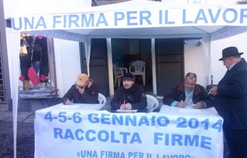 “Una firma per il lavoro”: Il circolo Nuovi Orizzonti e la sezione di Forza Italia insieme per l’iniziativa