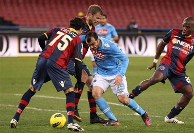 Bologna Napoli 2 a 2. Gli azzurri si fanno bloccare sul pari da un Bologna battagliero. Mattatore Bianchi