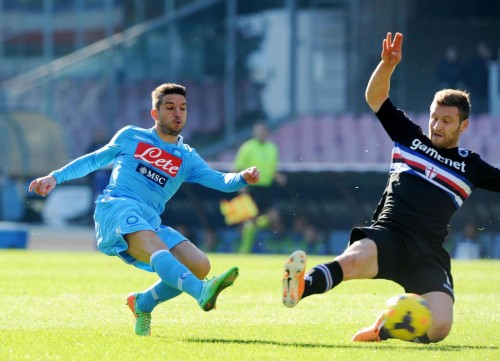 Il Napoli batte la Sampdoria 2 a 0. Inizia con una buona vittoria e un grande Mertens il 2014 azzurro