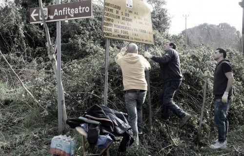 Cales da (ri)Scoprire: quasi 100 volontari hanno risposto all’appello per ripulire l’area che porta alla città