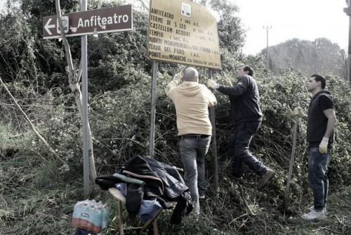 Cales da (ri)Scoprire: quasi 100 volontari hanno risposto all’appello per ripulire l’area che porta alla città