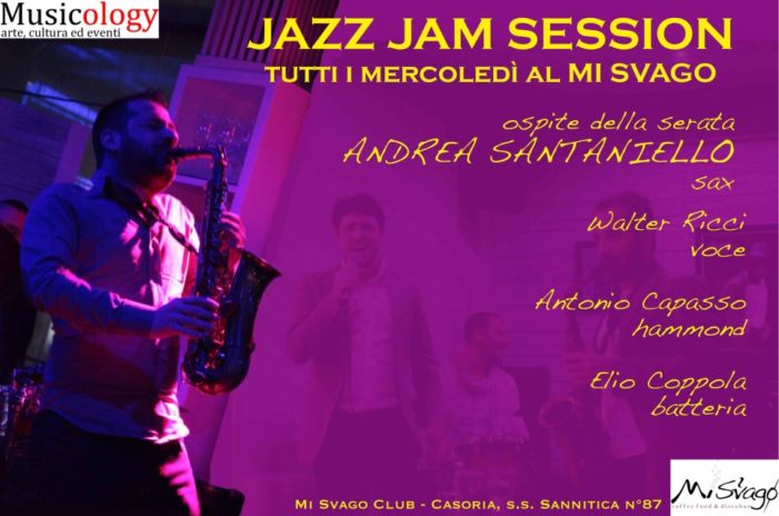 Proseguono le Jam session del mercoledì al MiSvago: questa settimana l’ospite sarà ANDREA SANTANIELLO