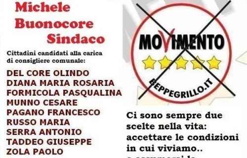 I 5 Stelle battono tutti sul tempo e lanciano la loro lista per le elezioni amministrative di Vitulazio del 25 maggio