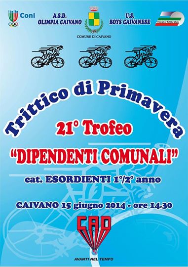 Trofeo Dipendenti Comunali per esordienti e giovanissimi: a Caivano il festival delle ruote giovanili