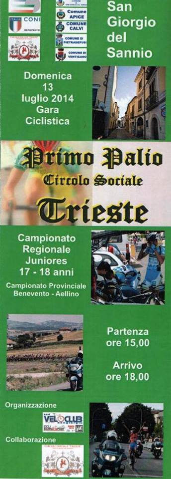 Il Primo Palio del Circolo Sociale Trieste per juniores si presenta