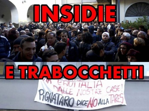 Tr e Spazio Cales: la Iuc e l’incontro farsa di Ferragosto, dal basso la lotta continua nelle strade!