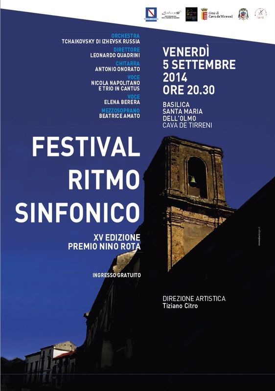 XV Festival Ritmo Sinfonico nella Basilica di Santa Maria dell’Olmo a Cava de’ Tirreni