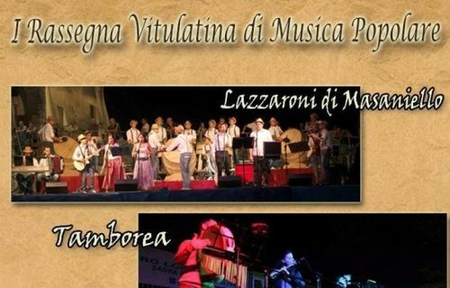 Domenica 21 settembre ci sarà la prima rassegna vitulatina di musica popolare al Centro Parrocchiale