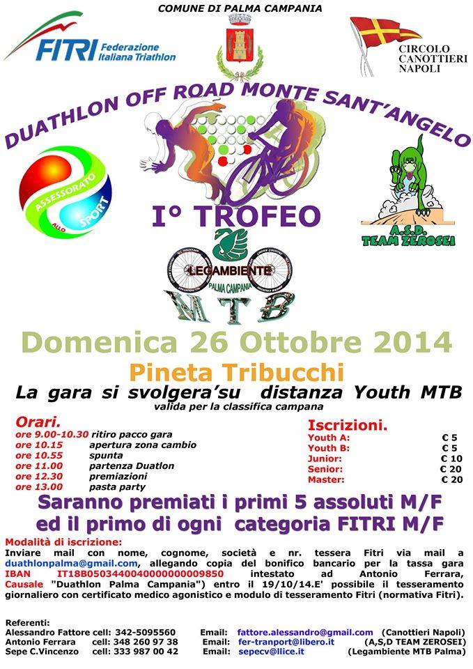 A Palma Campania work in progress per il Duathlon Monte Sant’Angelo