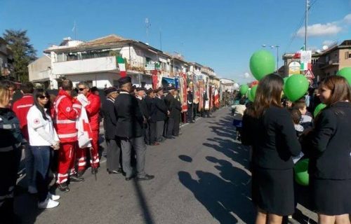 I volontari della Cri alla manifestazione in ricordo dello “storico incontro”