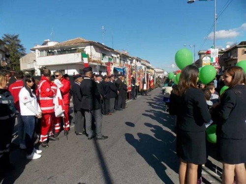 I volontari della Cri alla manifestazione in ricordo dello “storico incontro”