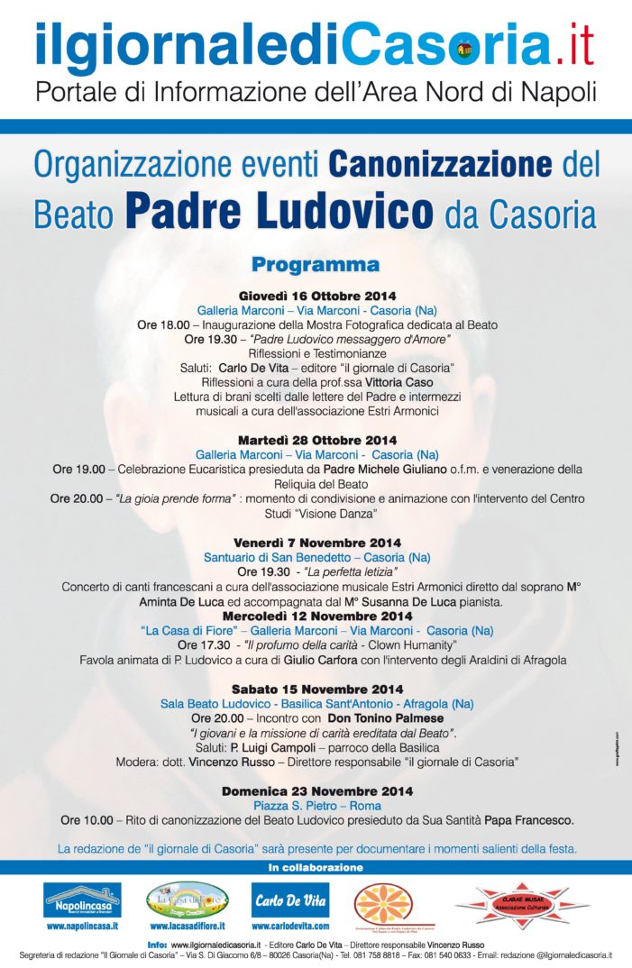 Padre Ludovico da Casoria presto Santo