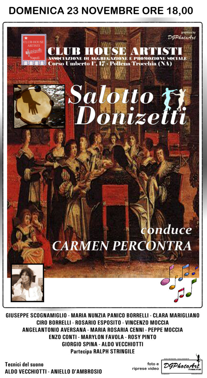 Il salotto Donizetti fra musica e poesia alla seconda tappa