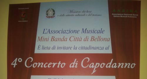 Quarto concerto di Capodanno: domenica si esibirà la Mini Band Città di Bellona del maestro Benincasa