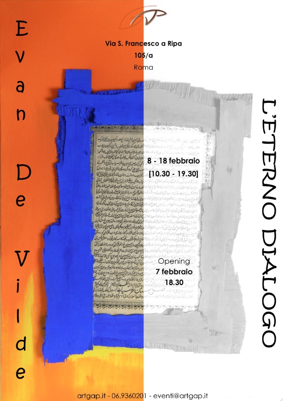 “L’Eterno Dialogo”, personale di Evan De Vilde: l’artista campano torna ad esporre a Roma, presso l’importante galleria d’arte capitolina