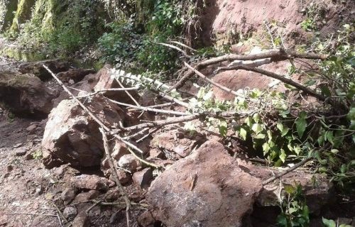 Crollano le terme di San Leo: giù un pezzo di Cales nel pieno disinteresse delle istituzioni