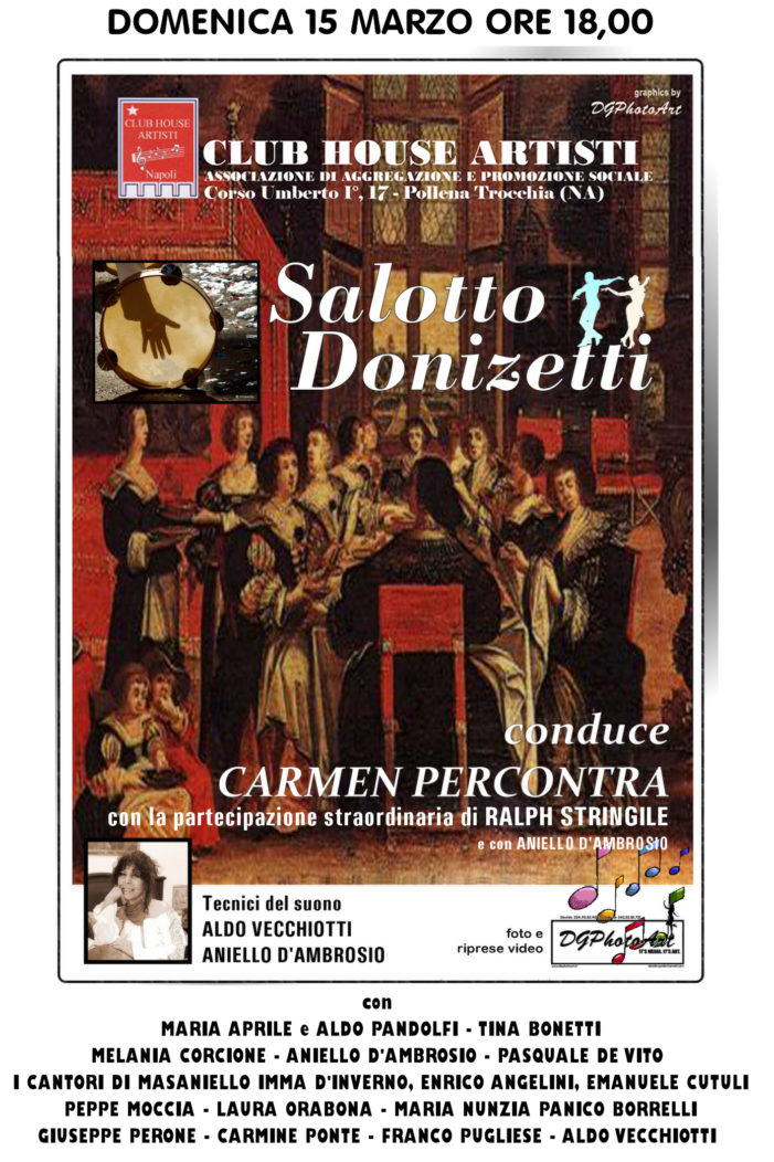 Il Salotto Donizetti di Carmen Percontra si rinnova con tanti ospiti d’eccezione