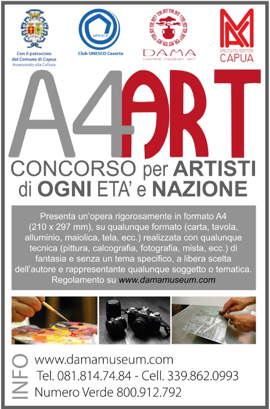 Concorso “A4ART”, ancora pochi giorni per partecipare