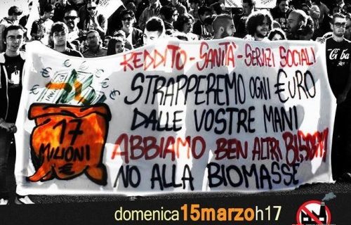 Domenica l’assemblea popolare, il Comitato: la Biomasse e la ex-Pozzi, sprechi di denaro e di risorse pubbliche (Guarda il promo del video che sarà mostrato domenica)