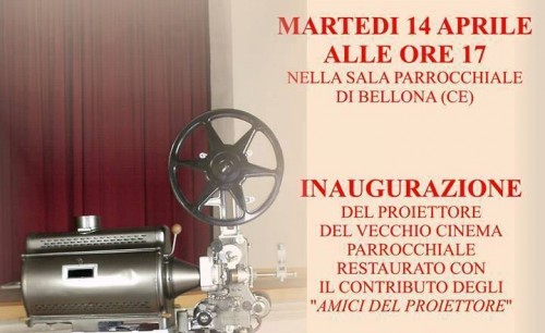 Il circolo “L’Enciclopedico” promuove l’inaugurazione del Proiettore del vecchio Cinema Parrocchiale. L’incontro è per martedì 14 aprile. Presente anche Liliana De Curtis