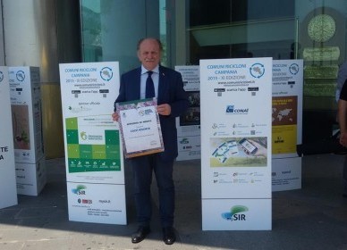 Premio Comuni Ricicloni Campania 2015 di Legambiente: tra i premiati anche Calvi Risorta