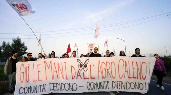 Il Comitato per l’Agro caleno contro l’Amministrazione Merola: inesistente sul contrasto a Iavazzi