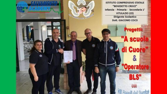 Progetti “A Scuola di Cuore” & “BLS”: all’Iac di Vitulazio saranno formati 300 alunni