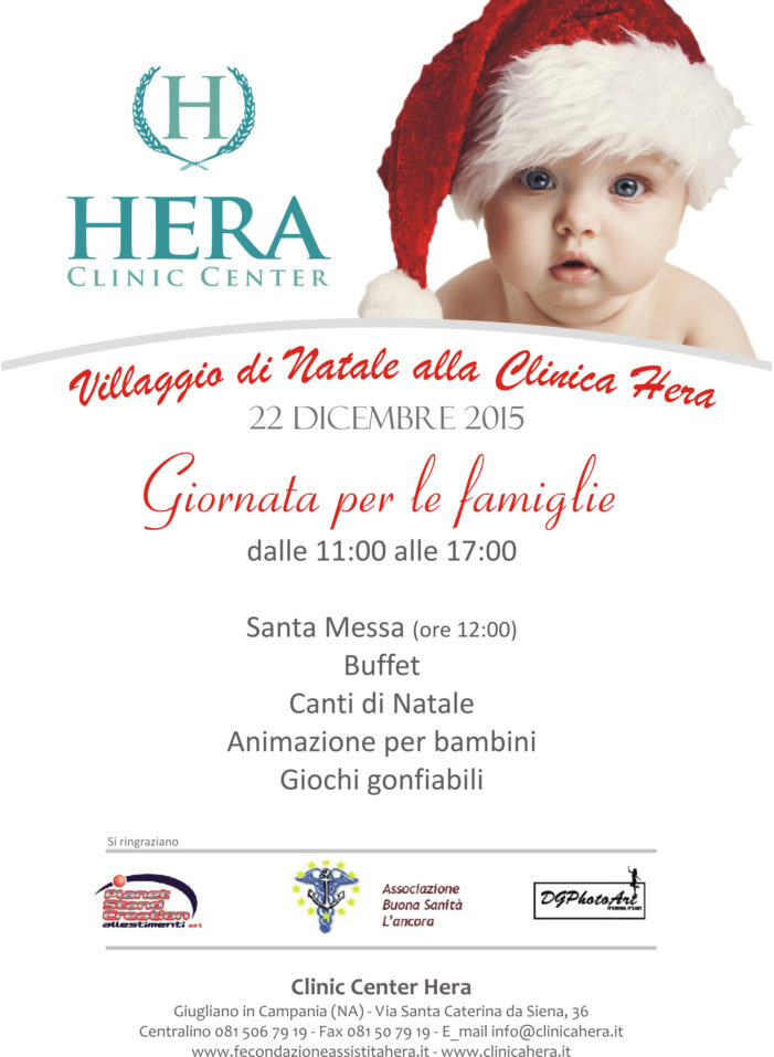 Villaggio di Natale alla clinica hera