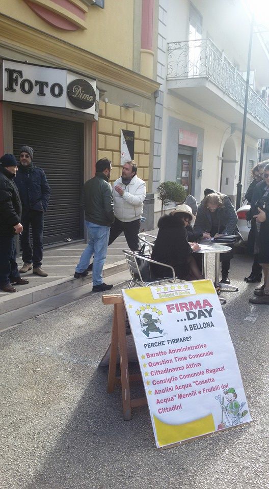 Il gruppo “Bellona 5 Stelle” sarà di nuovo in piazza per il “firma day” e il referendum del 17 aprile