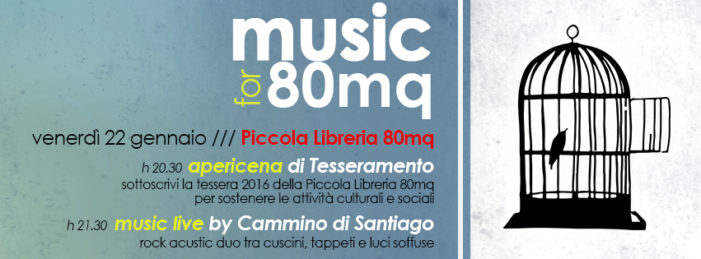 Campagna tesseramento 2016: ecco il programma dell’evento organizzato dalla Piccola Libreria 80mq