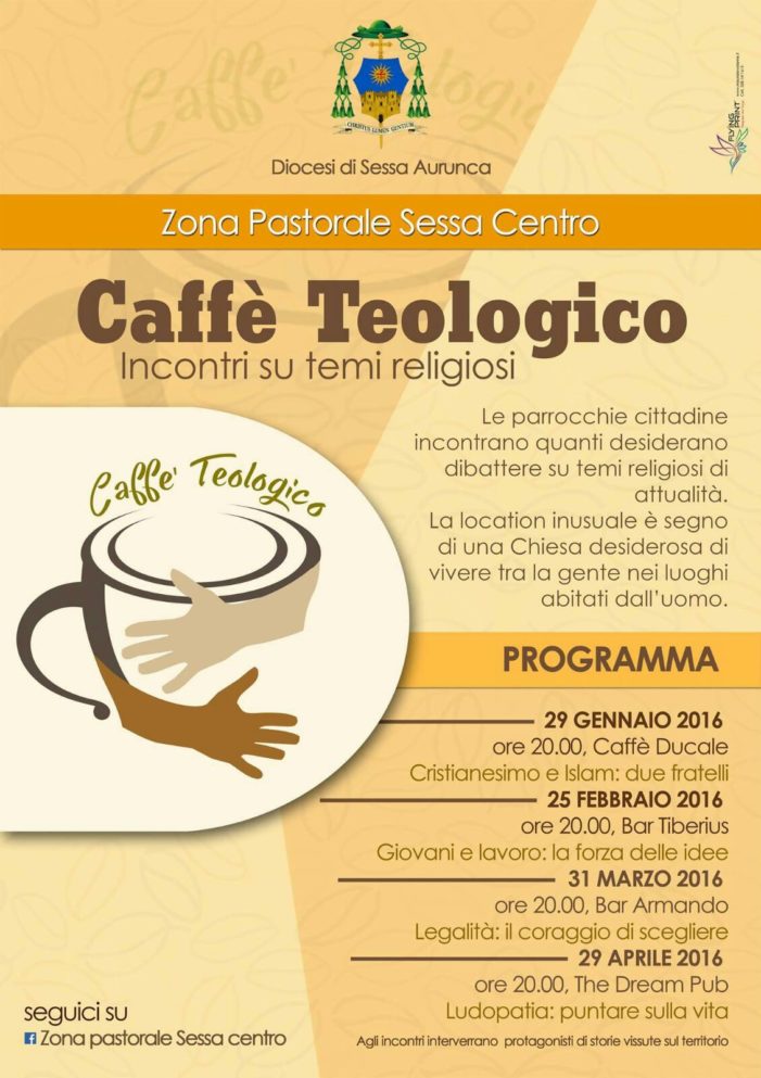 Caffè Teologico. Al via il ciclo di incontri promosso dalla Zona Pastorale di Sessa centro