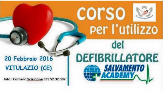 “Angeli del Sorriso”, il 20 febbraio 2016 ci sarà un corso per l’utilizzo del defibrillatore