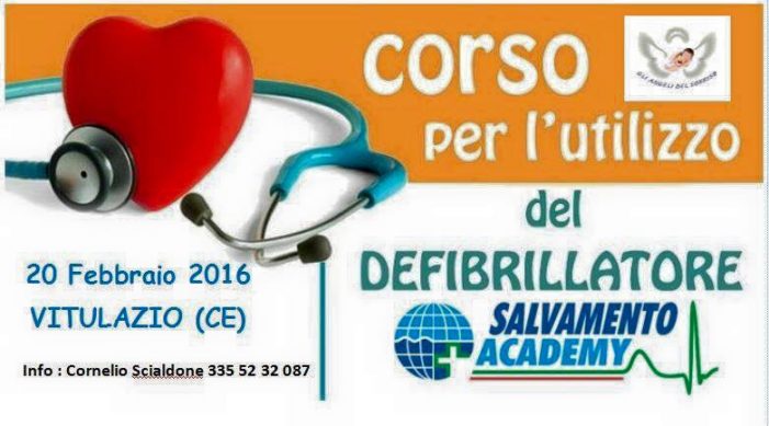 “Angeli del Sorriso”, il 20 febbraio 2016 ci sarà un corso per l’utilizzo del defibrillatore