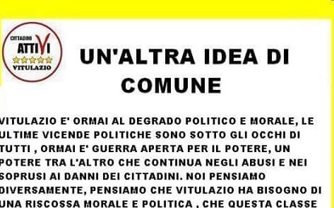 Politica, “Cittadini attivi Vitulazio 5 Stelle” sui recenti accadimenti politici: “Un’altra idea di Comune”