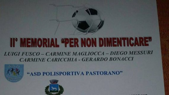 Dal 18 Giugno al 7 Luglio 2016 si svolgerà il Memorial “Per non dimenticare” presso il centro sportivo “Luigi Fusco”