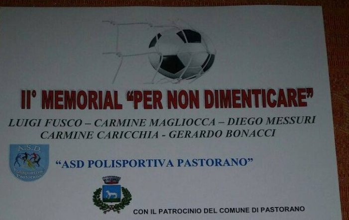 Dal 18 Giugno al 7 Luglio 2016 si svolgerà il Memorial “Per non dimenticare” presso il centro sportivo “Luigi Fusco”