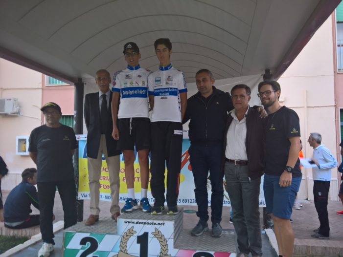 Trofeo San Maurizio, a Montalbano Jonico dominio del Progetto Ciclismo Sorrentino con Vitiello, D’Elia, Palomba e Capasso nei primi quattro