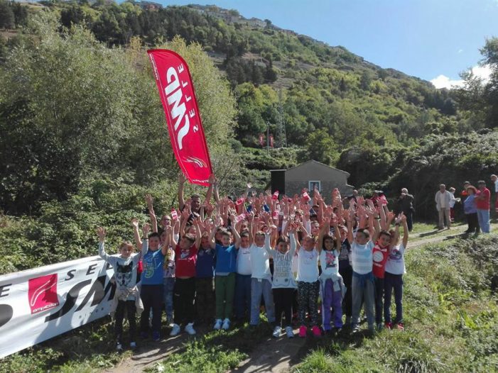 Asd Marco Pantani e Asd Giro d’Italia Amatori in festa con i bambini a Montesano sulla Marcellana per lo sport e con lo sport