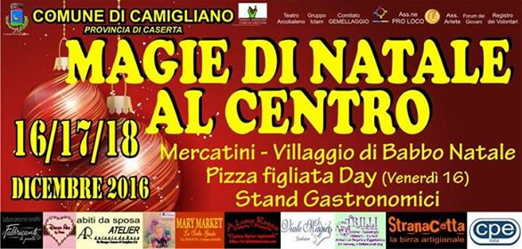 Magie di natale al centro di Camigliano: il delegato Simeone Iovino lancia l’evento di dicembre