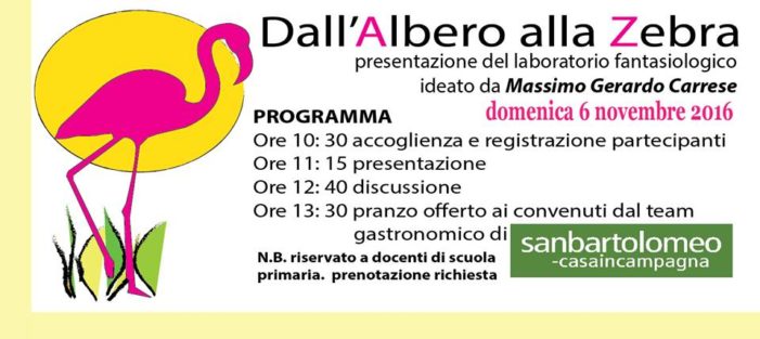 Dall’Albero alla Zebra: incontro del fantasiologo Carrese con i docenti di scuola primaria