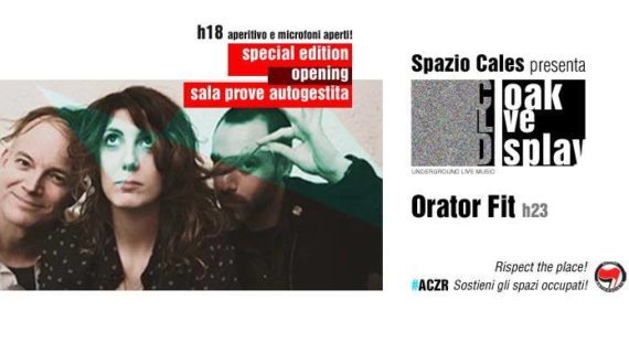 Sabato (21 gennaio) sarà inaugurata la Sala Prove Autogestita dello Spazio C.A.L.eS.